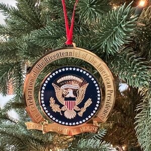White House Bicentennial Christmas Ornament